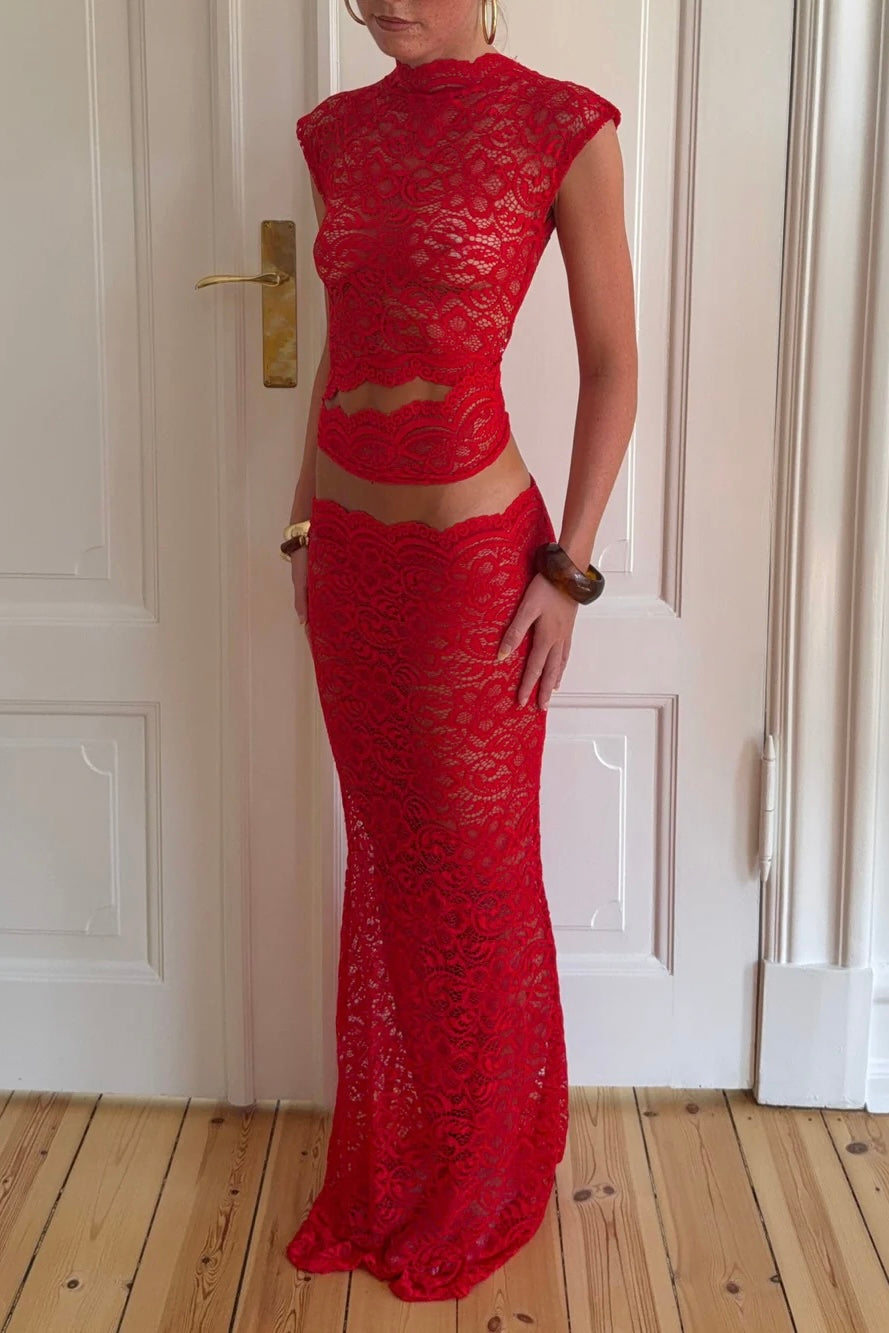 Design By Si Marisole Set (Red)