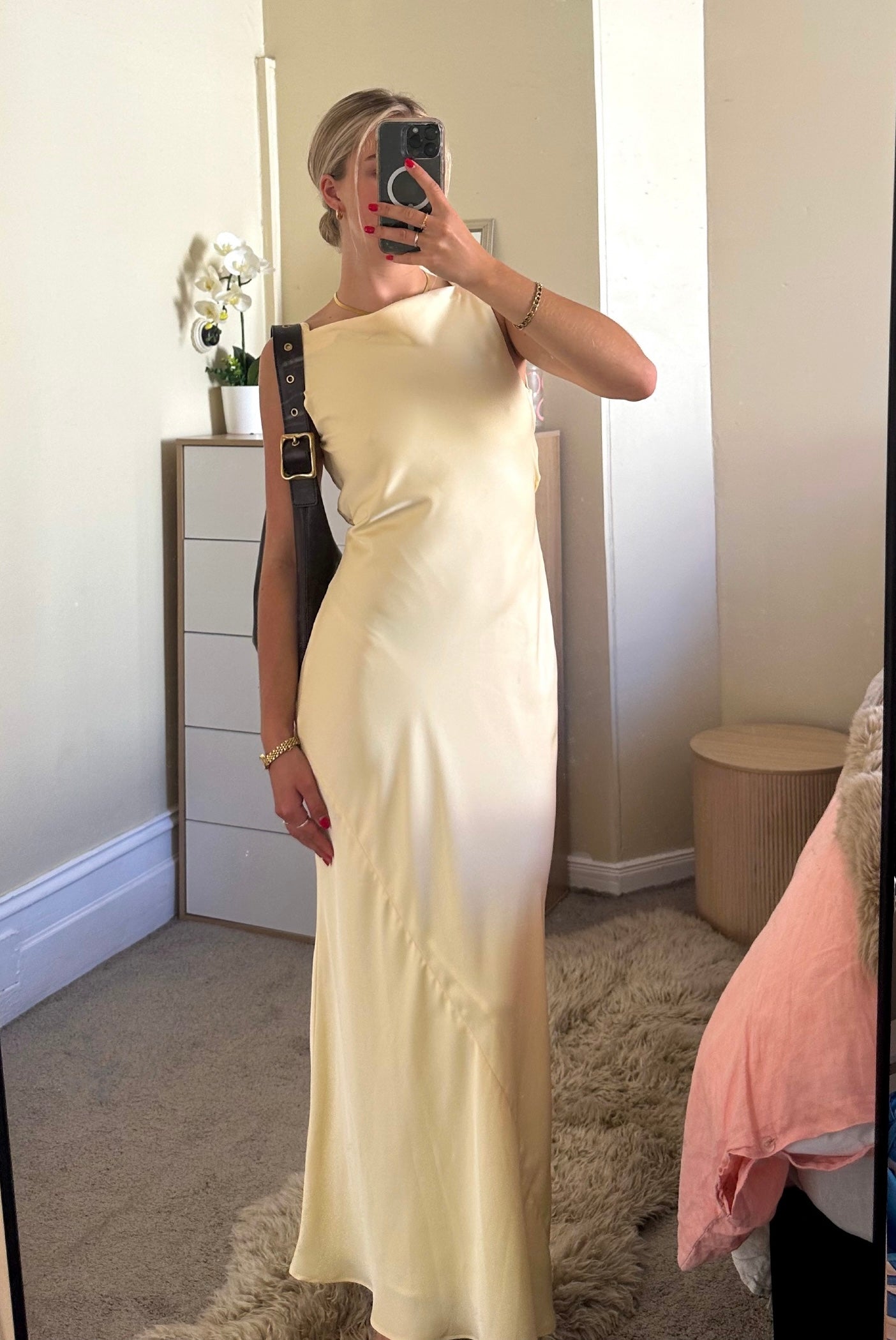 Ruby Firebird Cowl Gown (Butter)