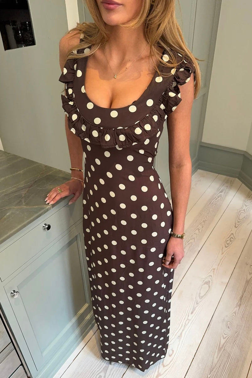 Designed By Si Luna Dress (Brown)