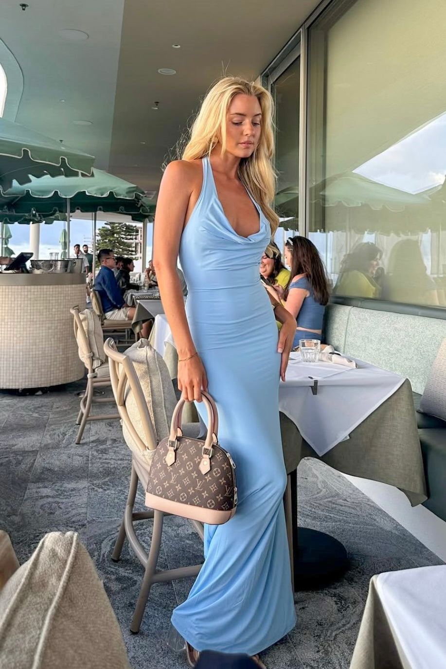 Sasha Therese Harper Dress (Blue)