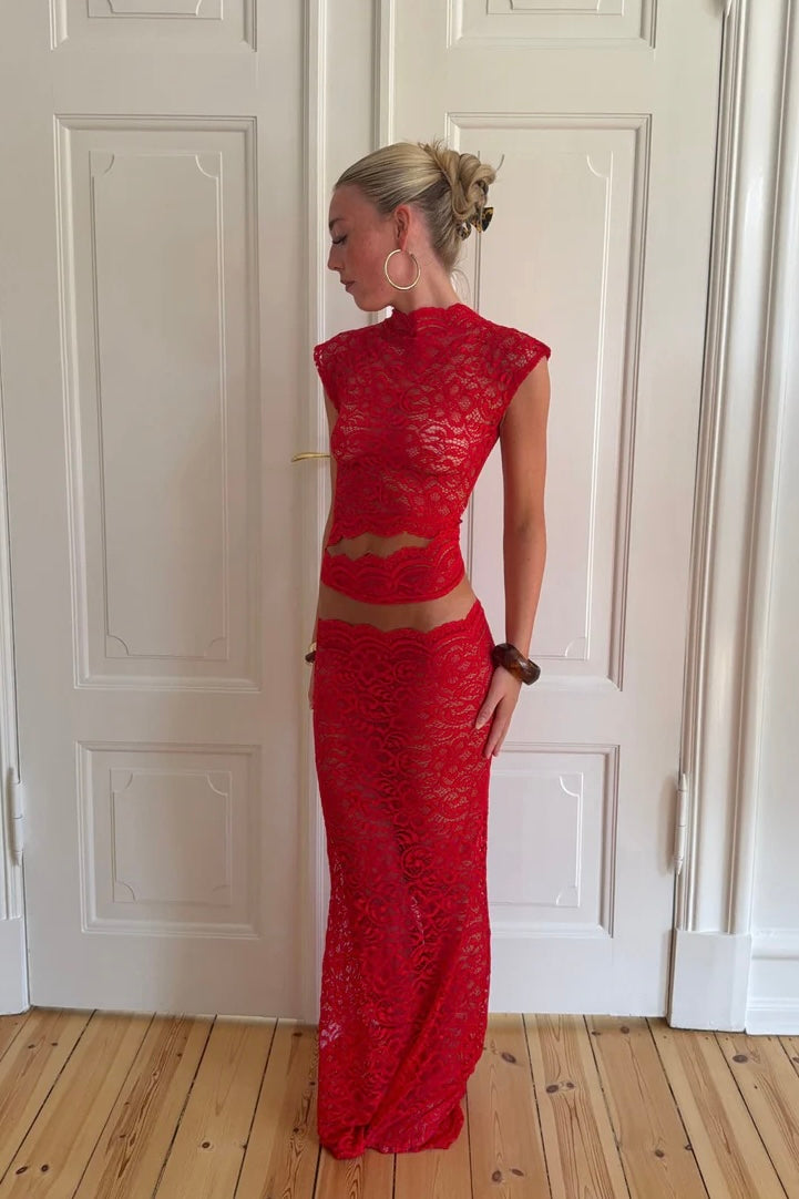 Design By Si Marisole Set (Red)