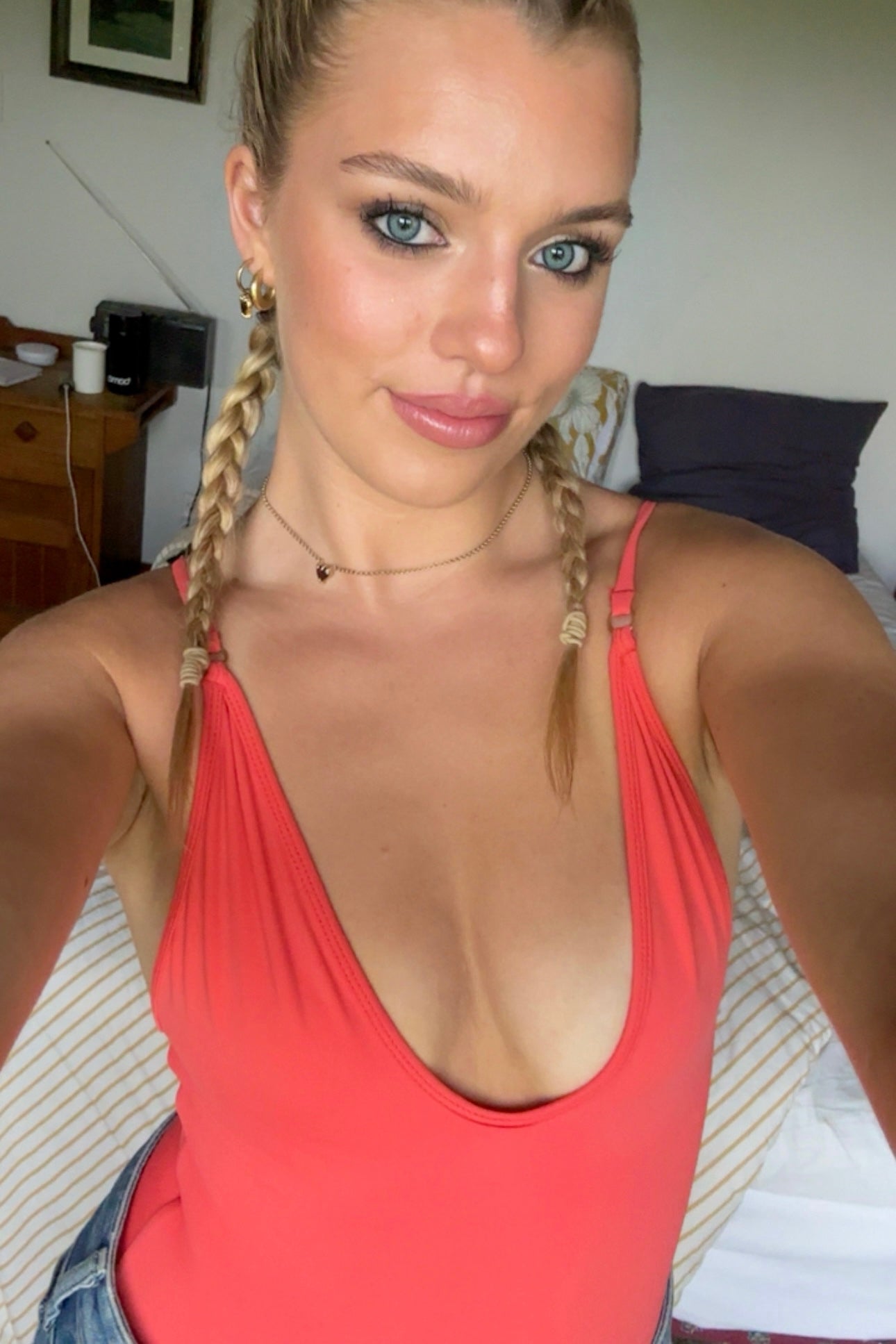 Gooseberry Coral Bodysuit