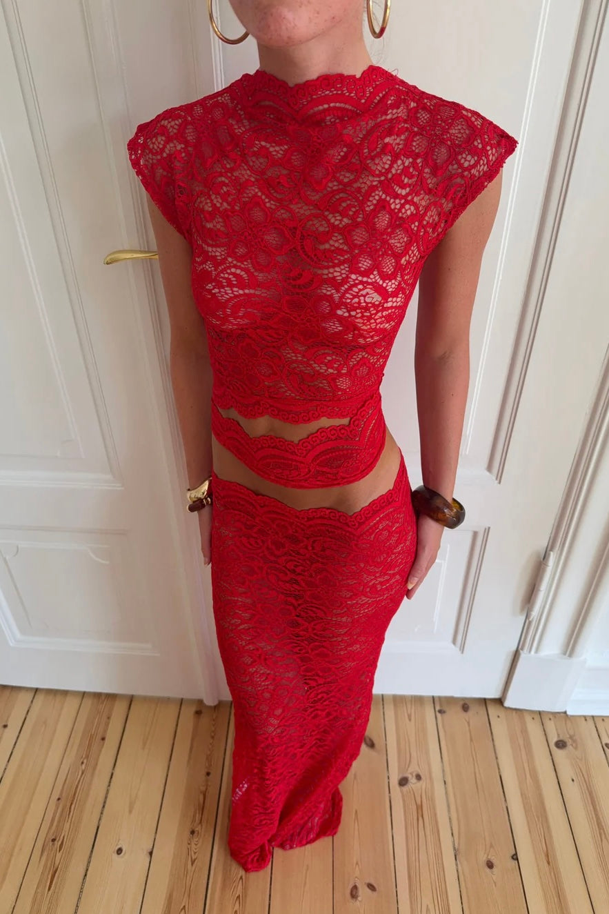 Design By Si Marisole Set (Red)