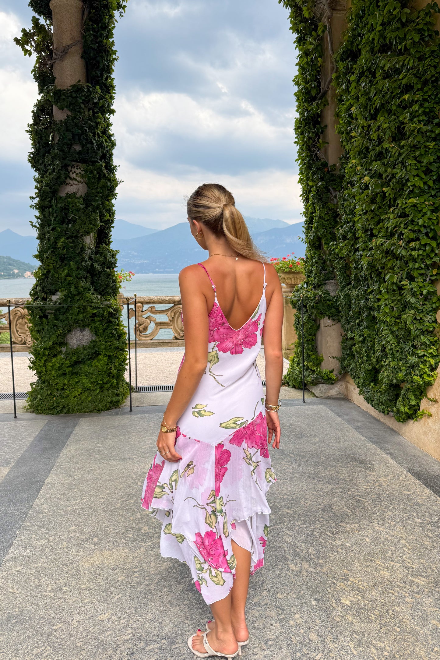 Vintage GZ MeiMei Fiorella Silk Dress