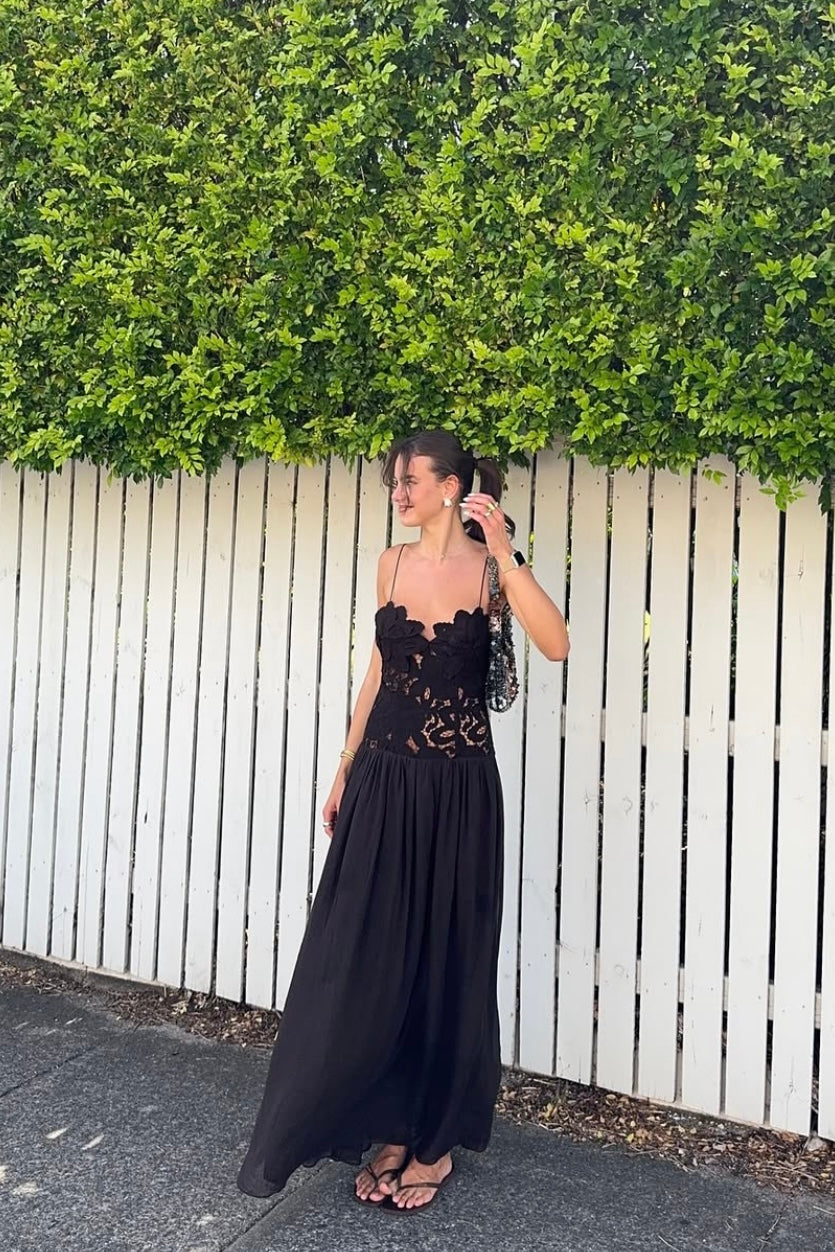Hansen & Gretel Stephanie Maxi Dress (Cedarwood)