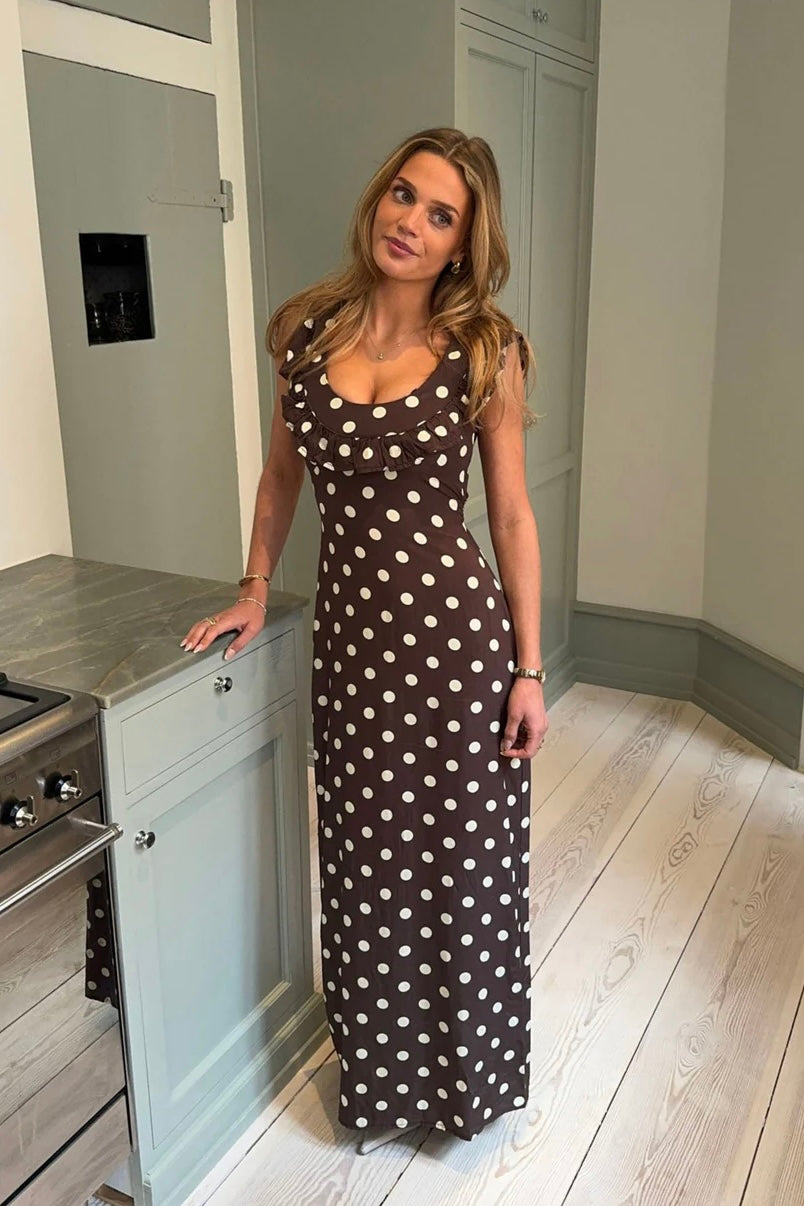 Designed By Si Luna Dress (Brown)