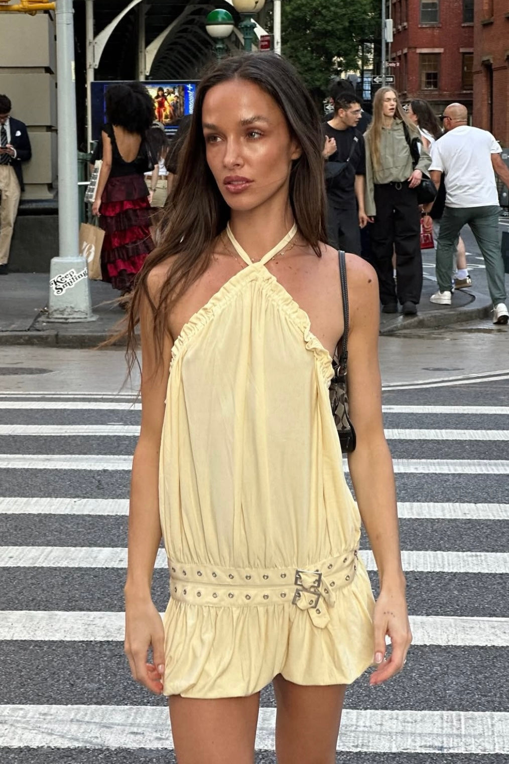 With Jean Magnol Dress (Yellow)