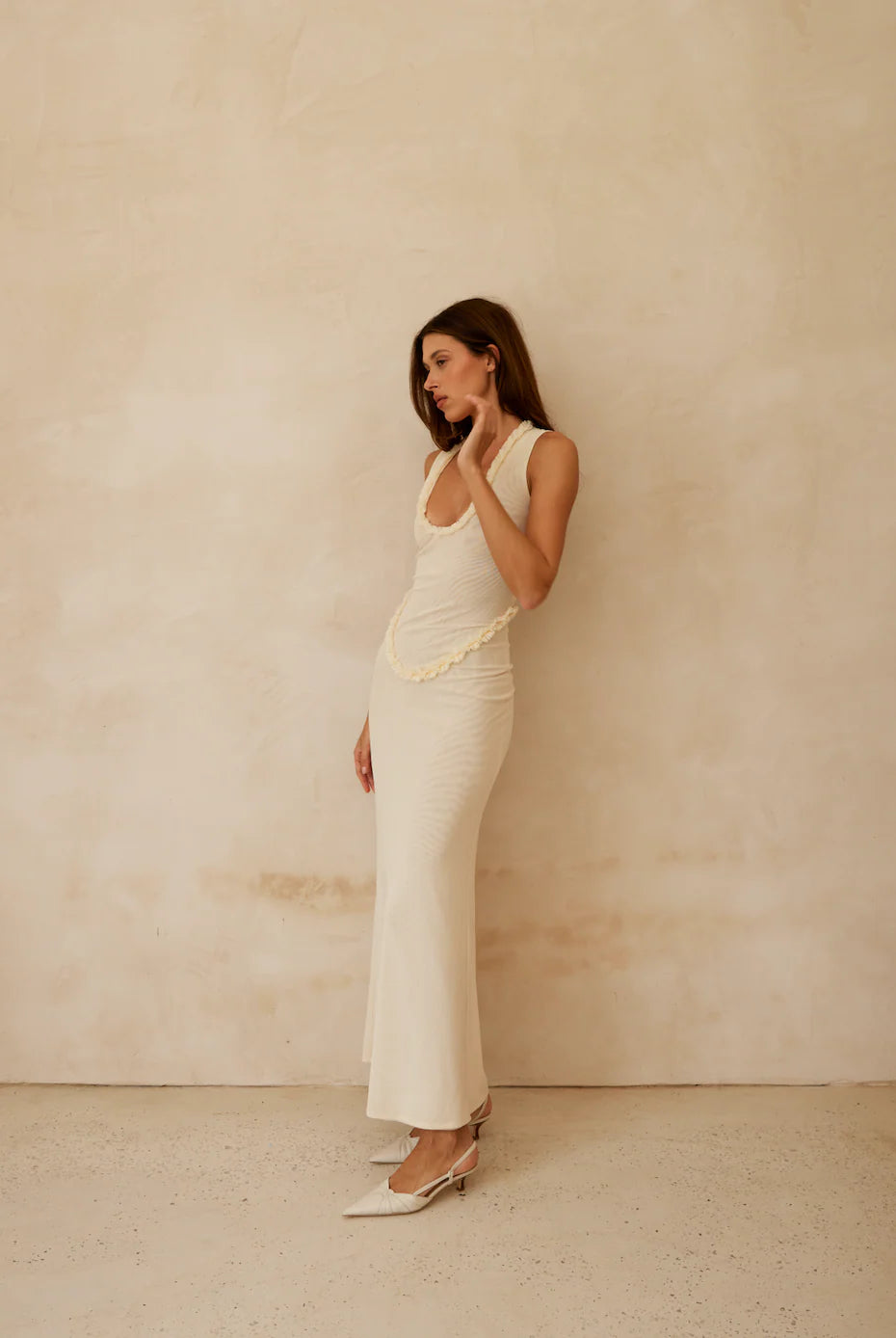 Amelie Teje Miro Maxi Dress (Butter)