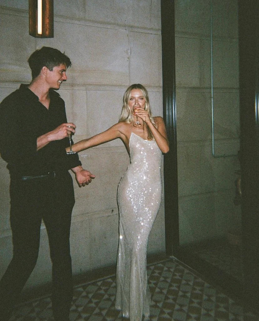 Rat and Boa Olympia Sequin Gown