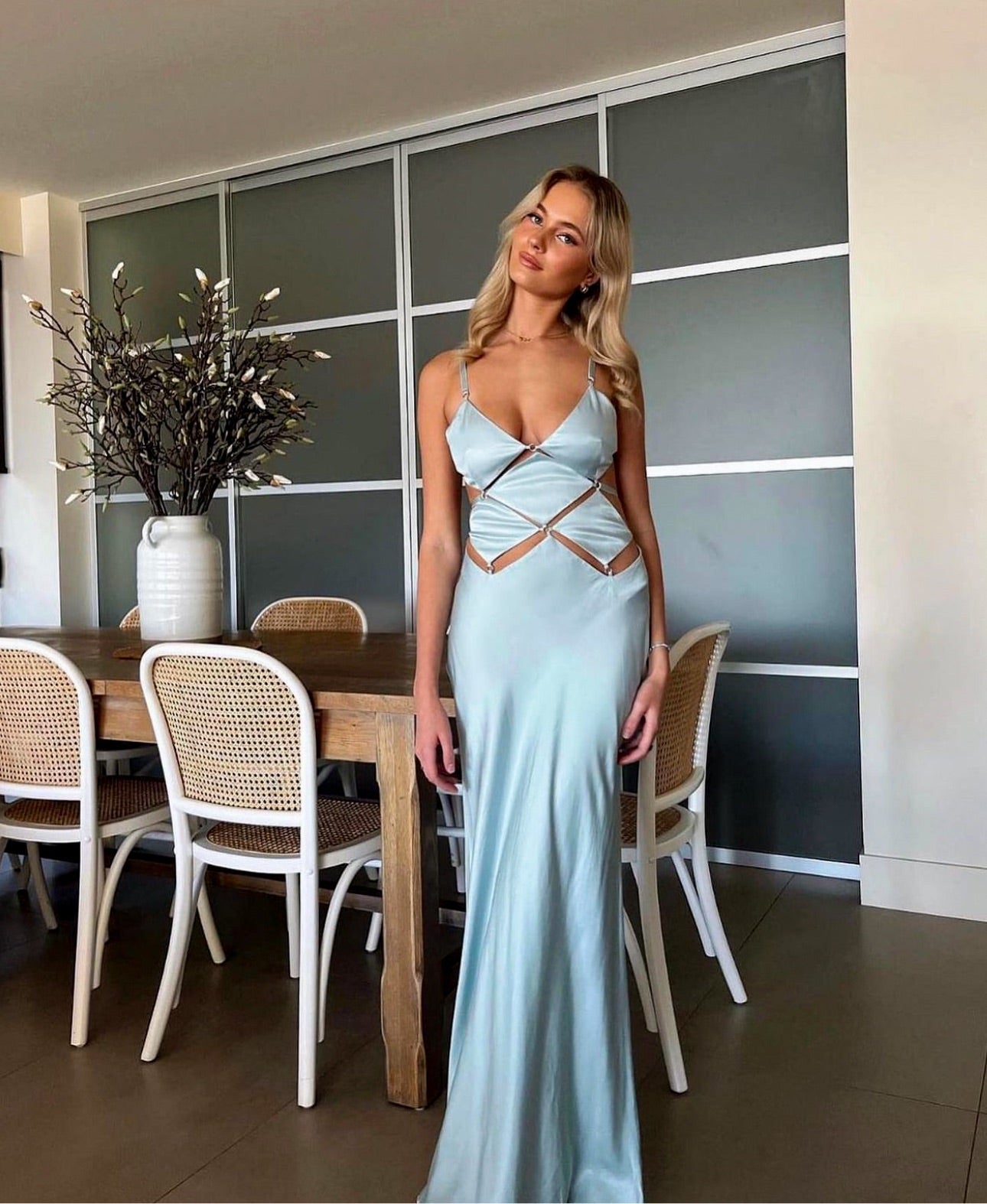 Bec and Bridge Diamond Days Maxi Cloud Blue