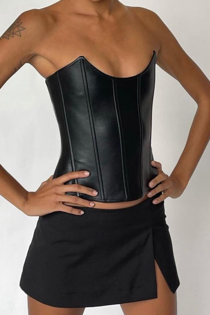 Miaou Micro Mini Skirt (Black)