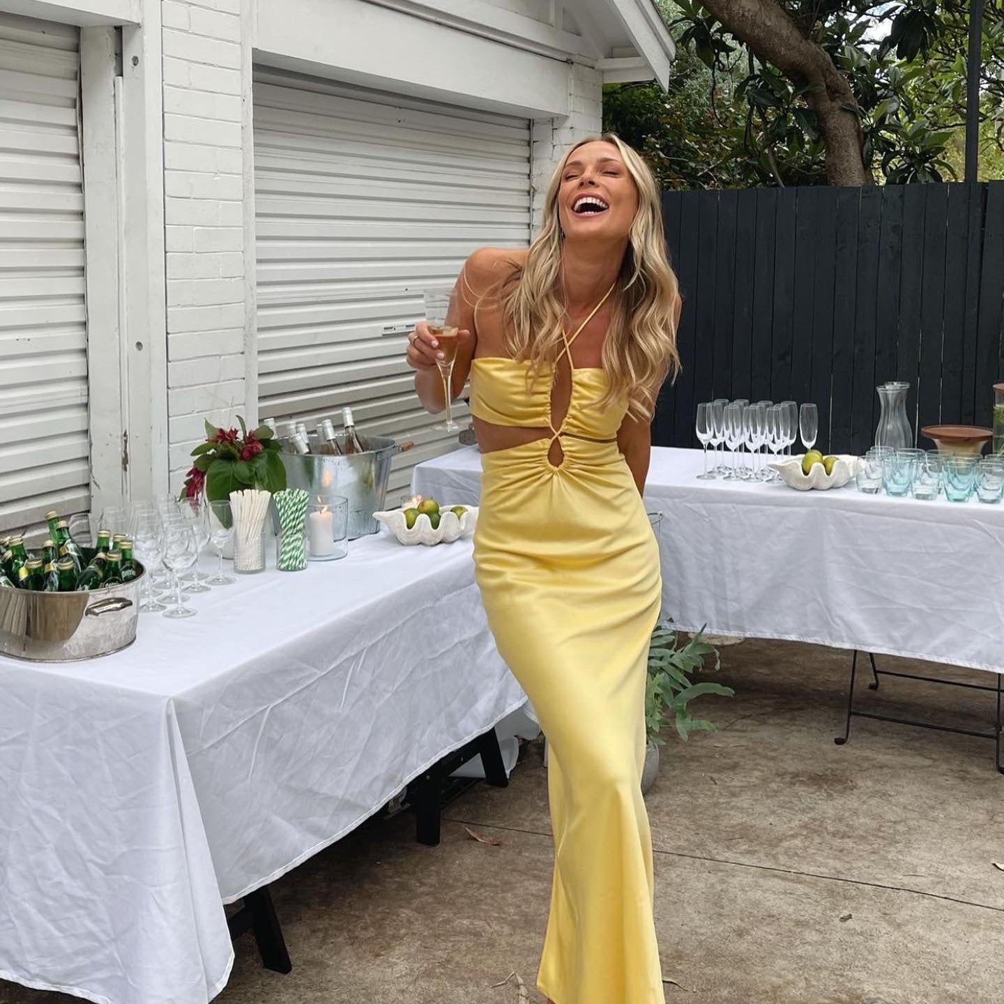 Jagger and Stone Ruby Maxi Dress (Lemon)
