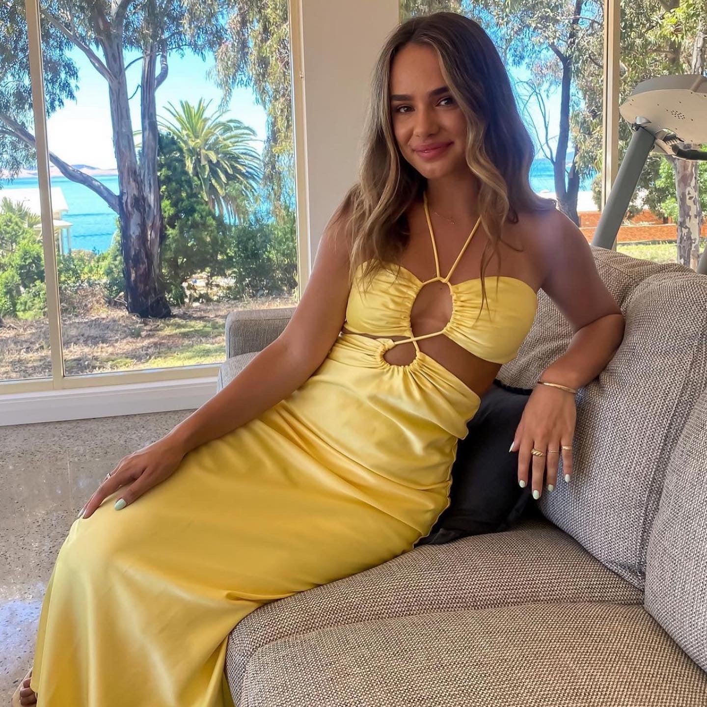 Jagger and Stone Ruby Maxi Dress (Lemon)