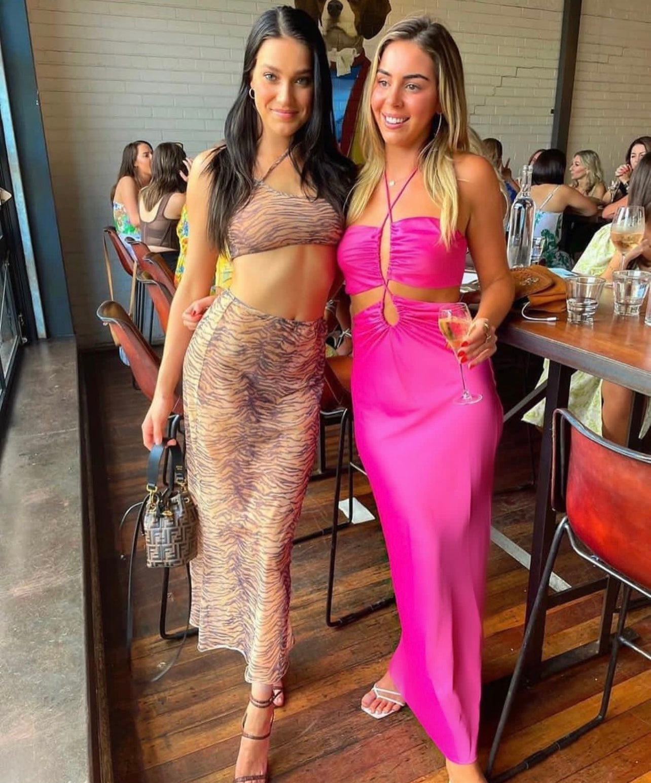 Jagger and Stone Ruby Maxi Dress (Fuchsia)