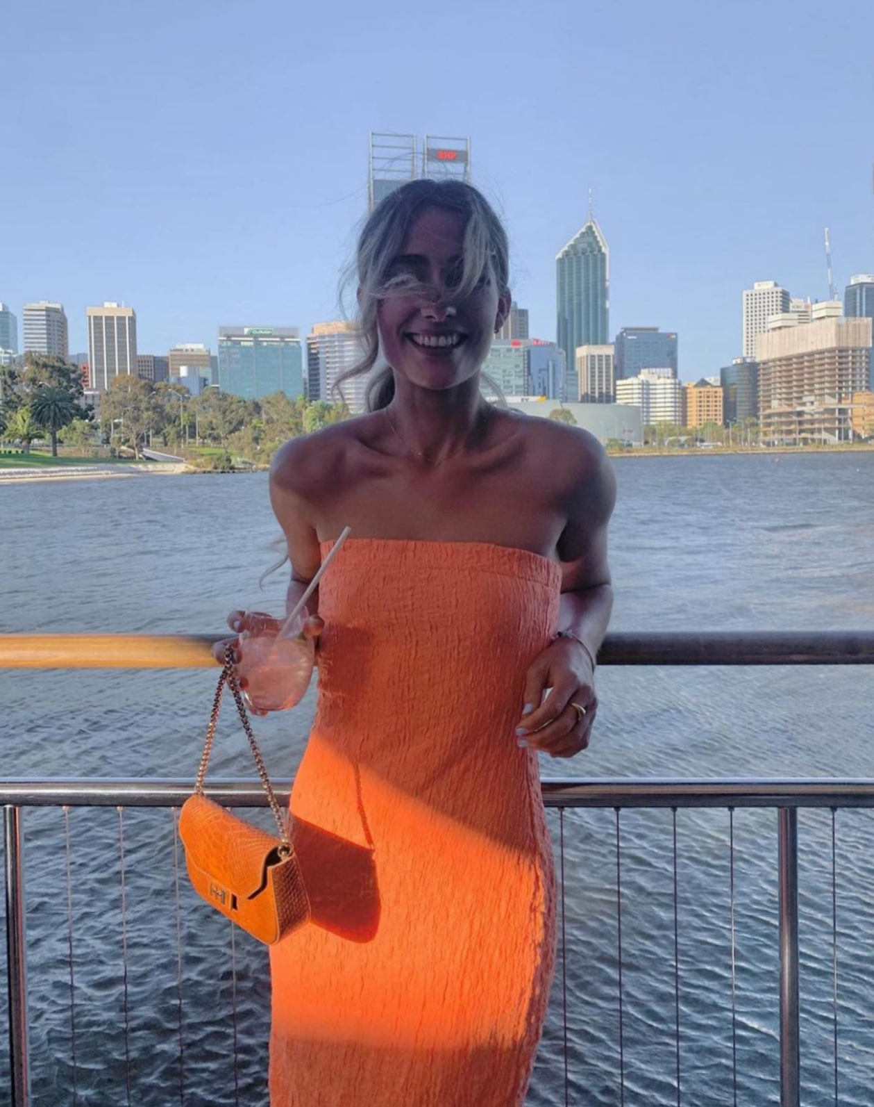 Ownley Petra Dress (Aperol Spritz)