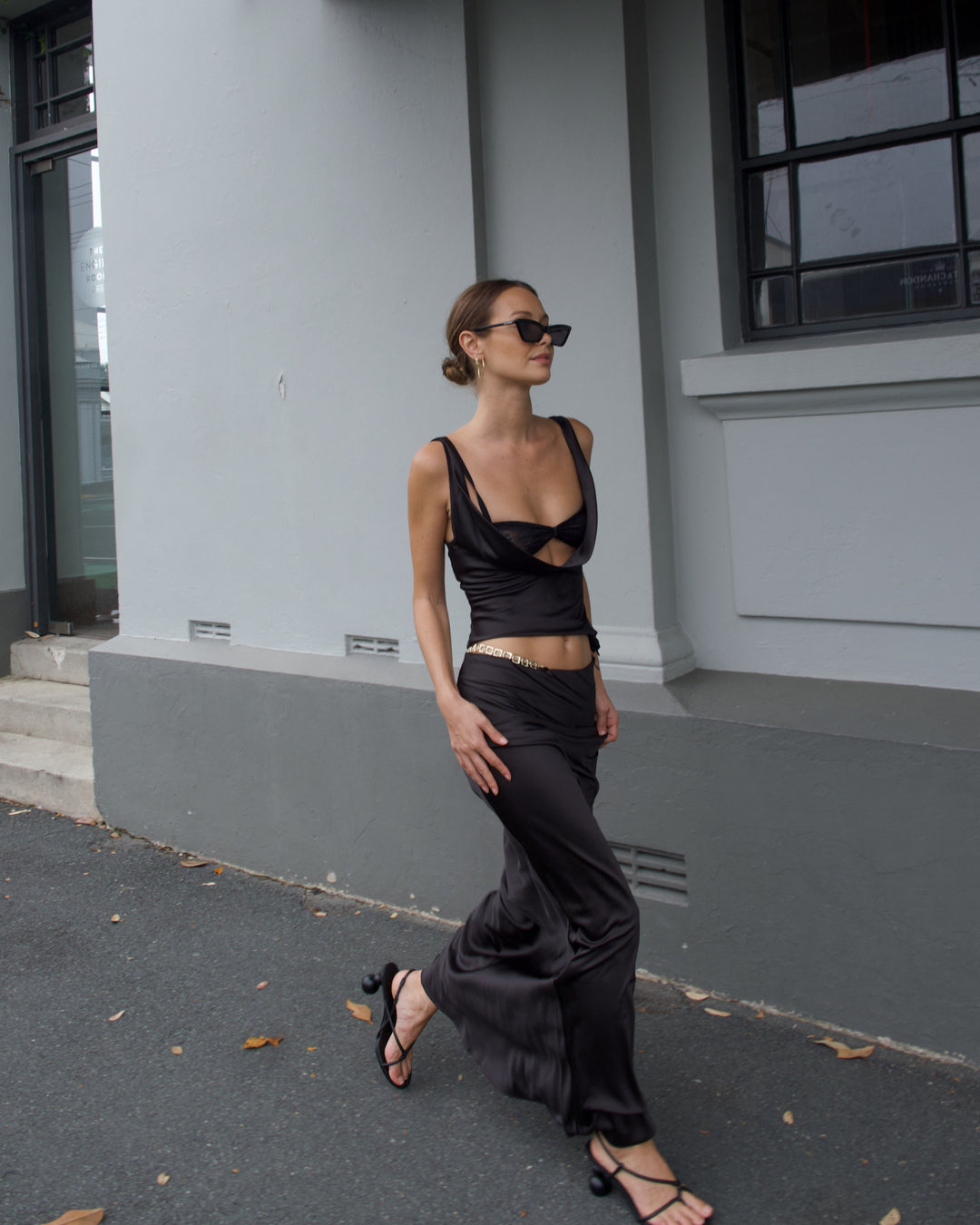 Lioness X Pia Mance Delilah Top & Marmont Skirt (Black)