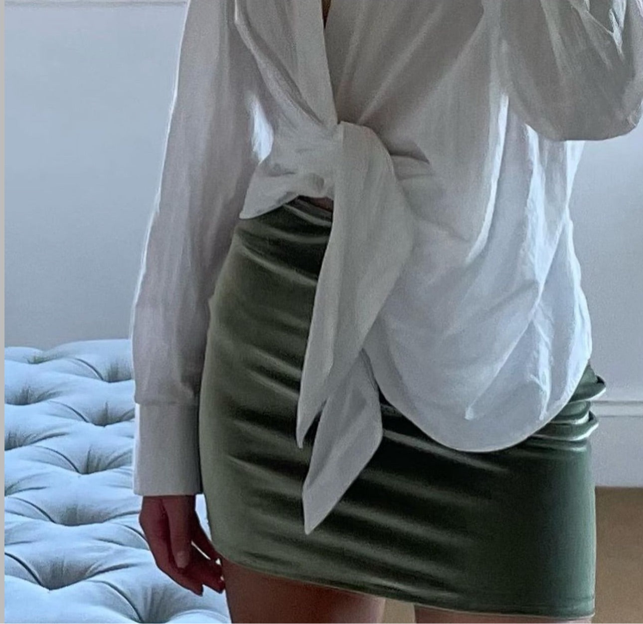7th & York Camryn Set - Mini or Maxi Skirt Options (Olive)
