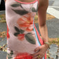 With Harper Lu Peach Floral Mini