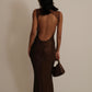 Meshki Jasmyn Hot Fix Maxi Dress (Chocolate)
