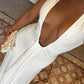 Misha Jennifer Cupro Maxi Dress (Ivory)