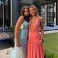 Melania Maxi Dress (Peach)