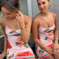 With Harper Lu Peach Floral Mini