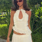 Mariella Linen Set (White)