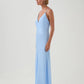 Aje Agate Crossback Dress (Cornflower Blue)
