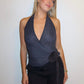 Bec and Bridge Ingrid Spiral Halter Top