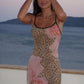 With Harper Lu Mesh Leopard Dress