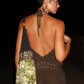 With Jean Magnol Dress (Chocolate)