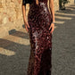 Misha Sapphire Sequin Dress (Fig)