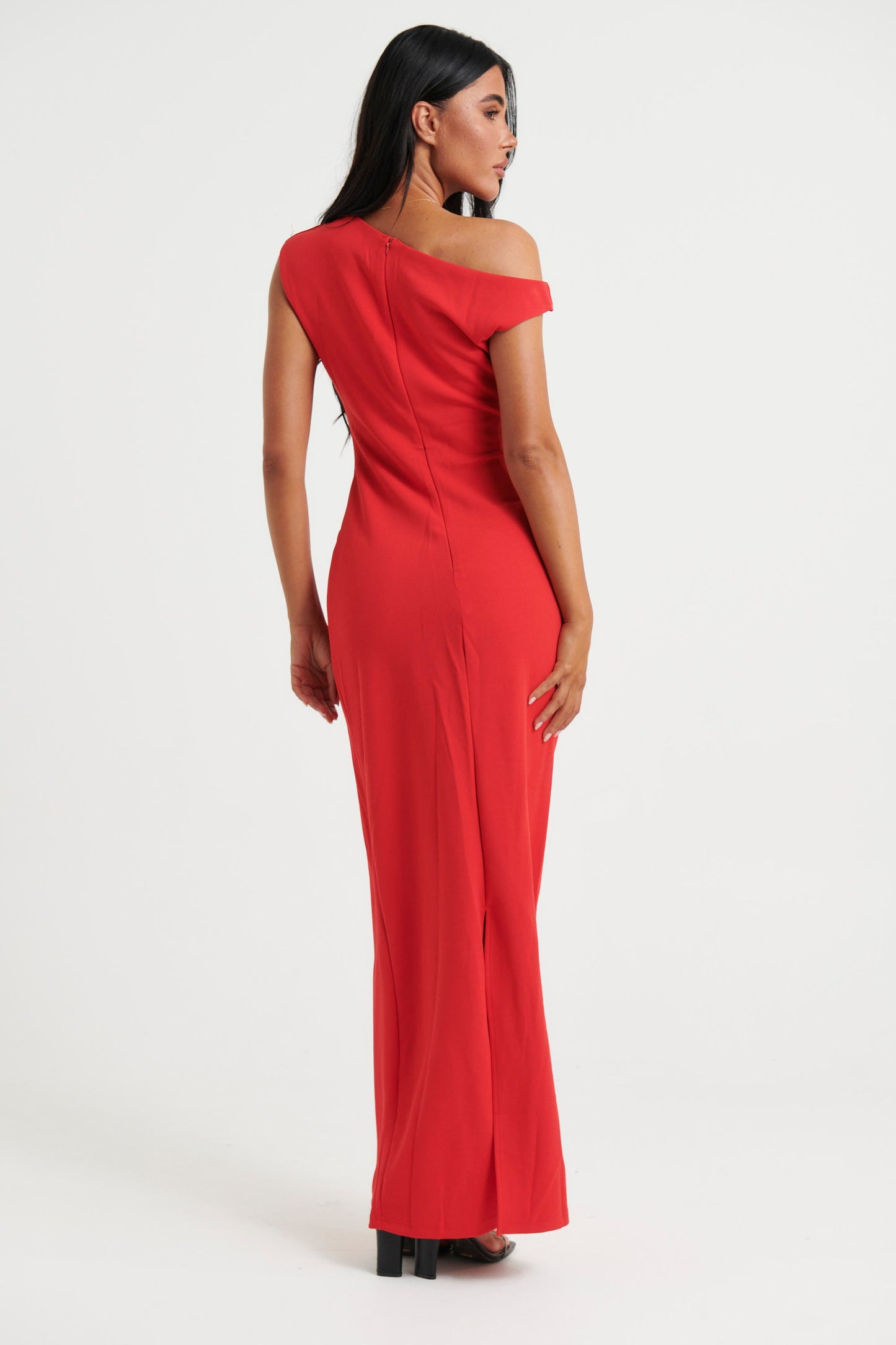 Mika Maxi Dress (Cherry Red)