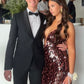 Misha Sapphire Sequin Dress (Fig)