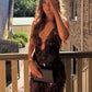 Misha Sapphire Sequin Dress (Fig)