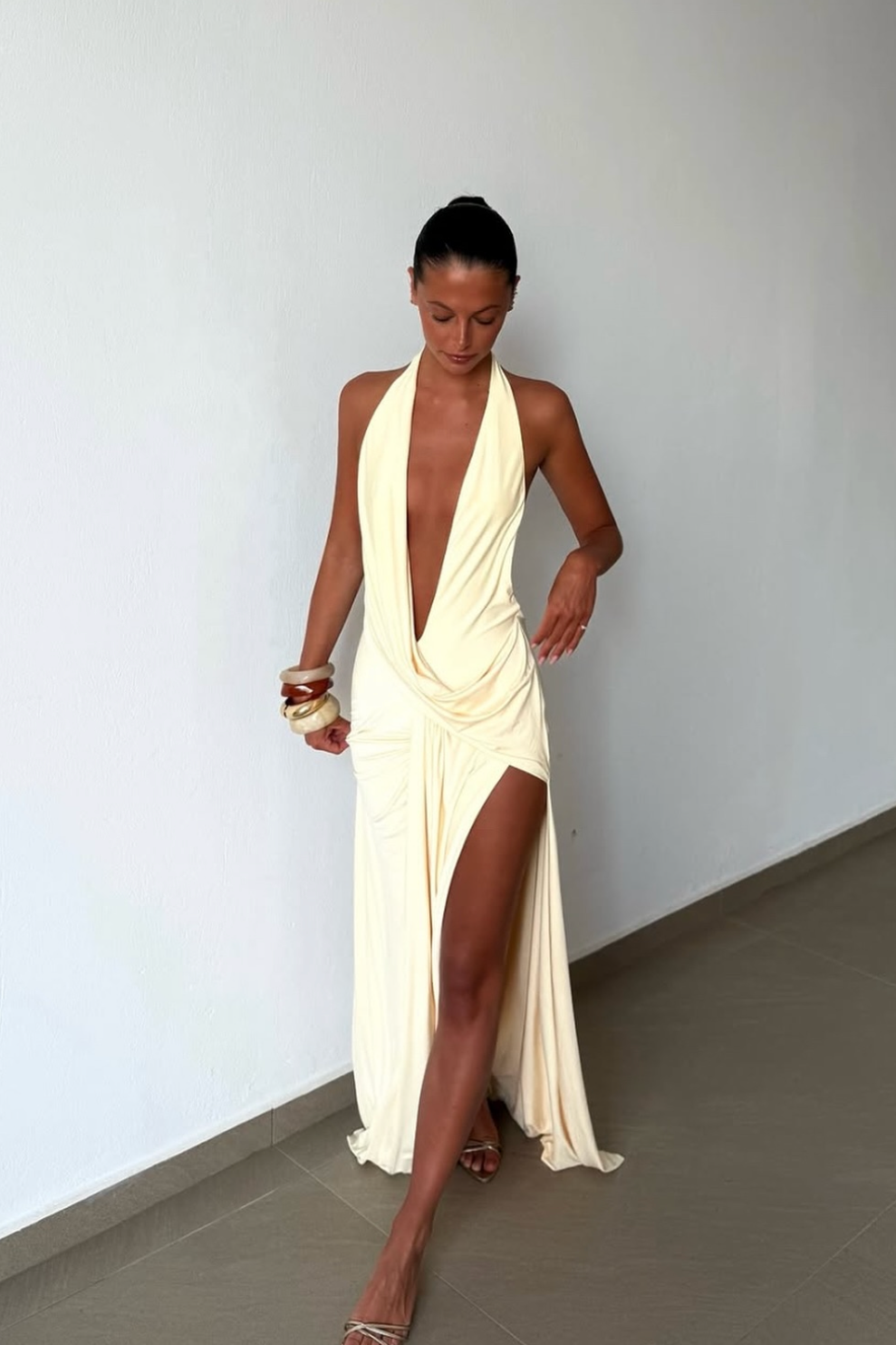 Natalie Rolt Winona Gown (Lemon)