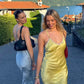 Dote Silk Maxi Dress (Pistachio)