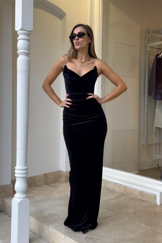 Effie Katz Adele Velvet Gown