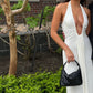 Misha Jennifer Cupro Maxi Dress (Ivory)