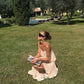 Bec and Bridge Camille Blouson Dress (Peach)