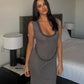 Amelie Teje Miro Maxi Dress (Charcoal)
