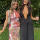 Misha Jennifer Cupro Maxi Dress (Black)