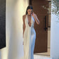 Misha Jennifer Cupro Maxi Dress (Ivory)