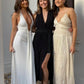 Misha Jennifer Cupro Maxi Dress (Ivory)