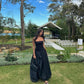 Aje Violette Bubble Hem Maxi Dress
