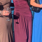 Meshki Bex Slinky Maxi Dress (Plum)