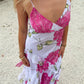 Vintage GZ MeiMei Fiorella Silk Dress