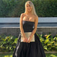 Aje Violette Bubble Hem Maxi Dress