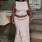 With Jean Maeve Set (Stripe)