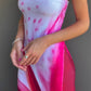With Harper Lu Mosaic Strapless Dress